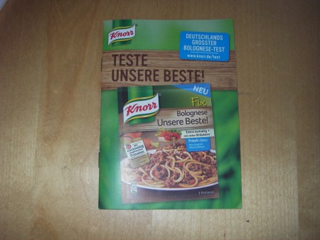 Knorr Unsere Beste Bolognese
